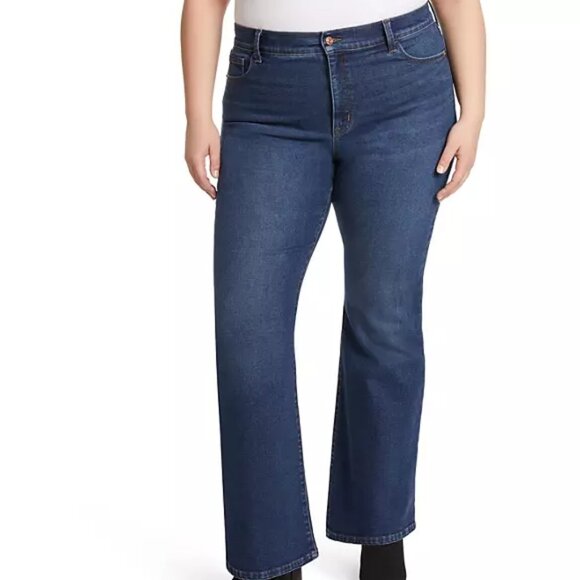 Jessica Simpson Women's High Rise Flare Jean - Picture 4 of 15